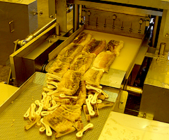 刻み機　冷凍鮭の製品画像